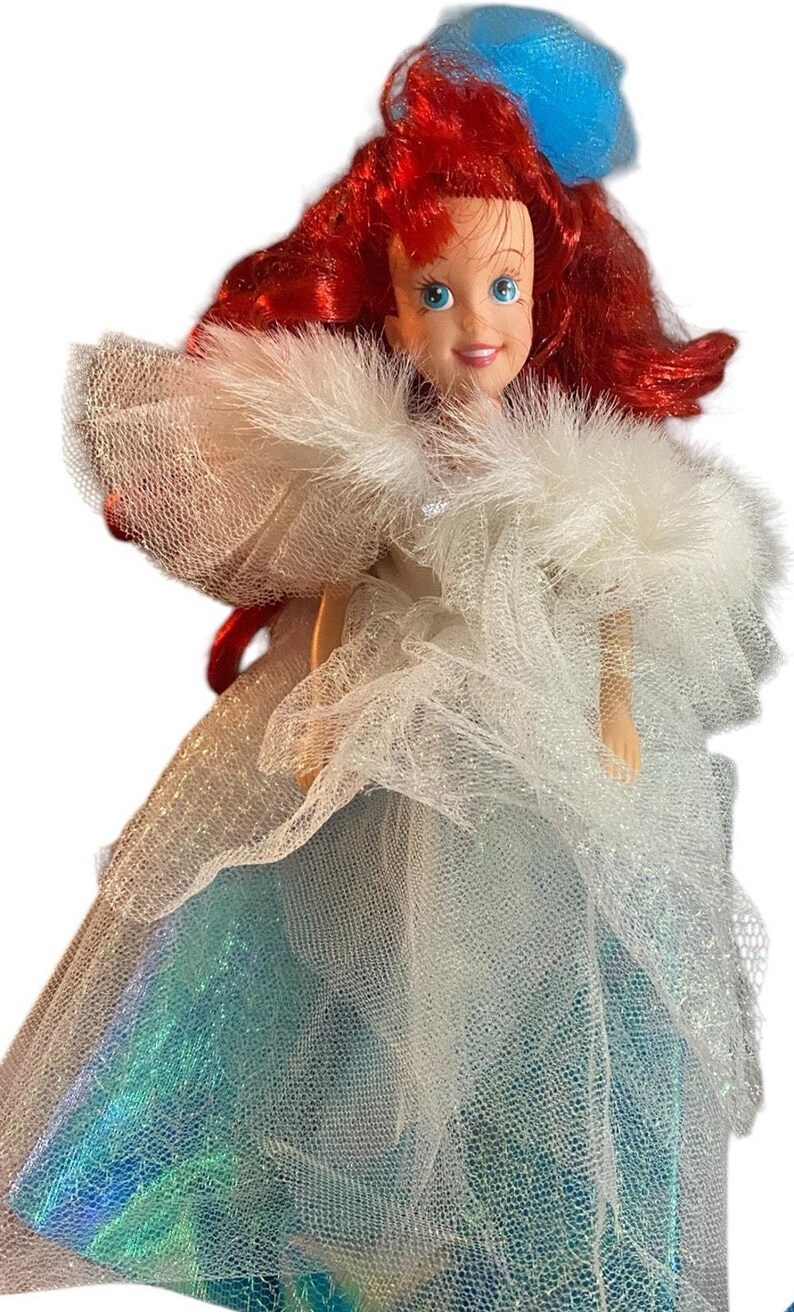 Disney Tyco Little Mermaid Holiday Ariel Doll Dress Tail Clamshell Bikini Top image 5