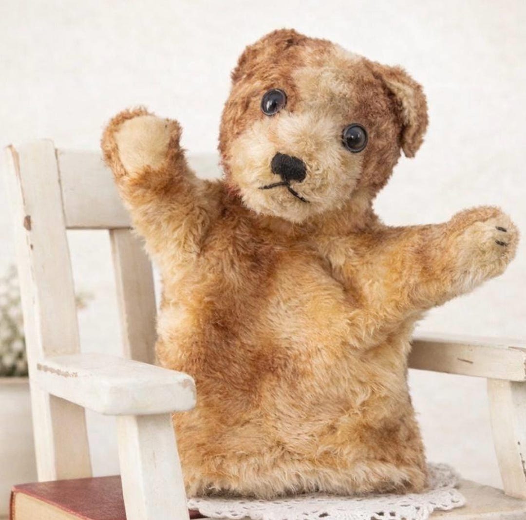 ヴィンテージ シュタイフ モリードッグ モヘア ぬいぐるみ ハンド