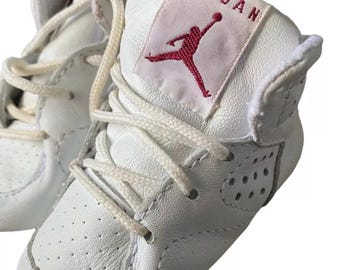 Vintage 1991 Nike Air Jordan VI Crib Shoes, Size 2C – OG Tin Box