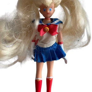 VTG Sailor Moon Mini Doll 90s Bandai Adventure 6 ”Figur 1999 Serena