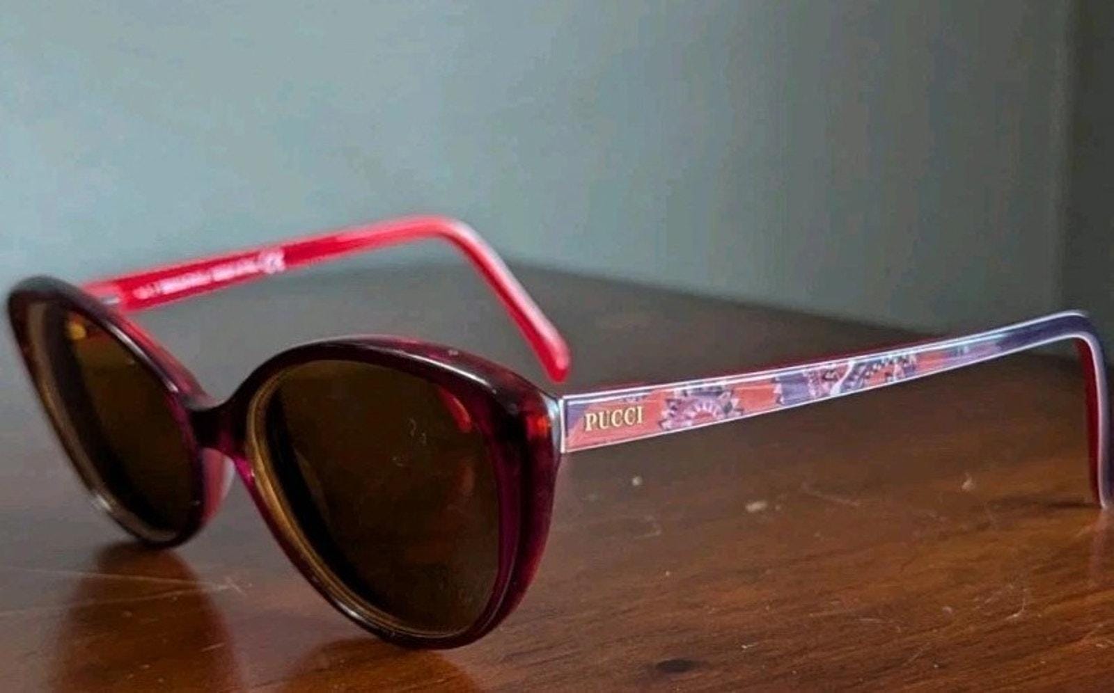 Emilio Pucci Sunglasses EP 5031-3 071 52-15-140 Cat Eye Red 