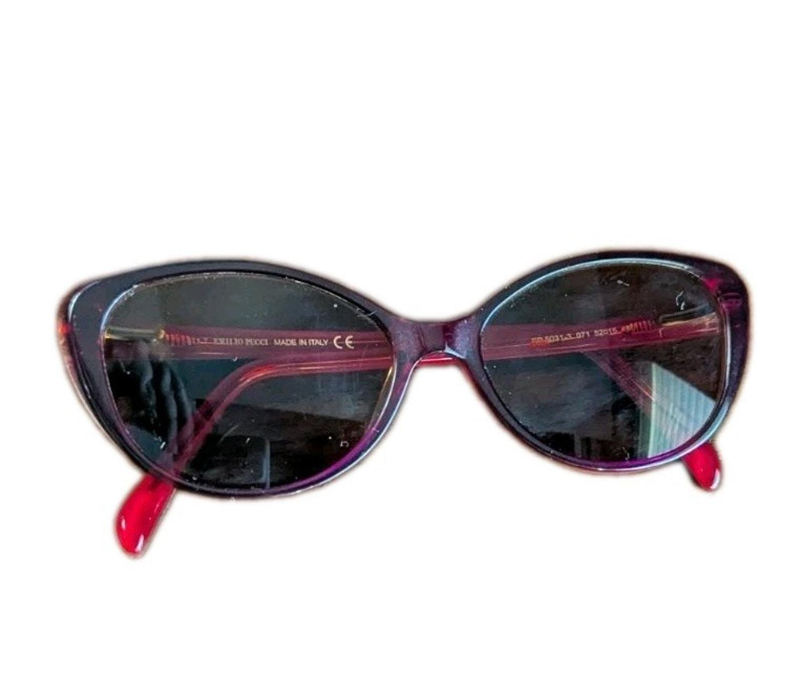Emilio Pucci Sunglasses EP 5031-3 071 52-15-140 Cat Eye Red  display picture 3