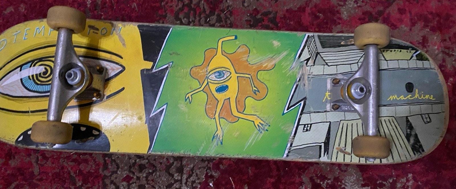 TOYMACHINE エドテンプルトン INDEPENDENT SPITFIRE Toy Machine Ed Templeton Skateboard Complete Trucks Spitfire