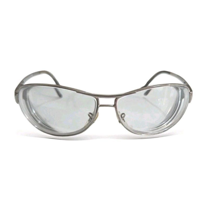 Ray Ban RB3342 Warrior Chrome Flex Hinge Wrap Frames 004/51 60 12 Eyeglasses image 2