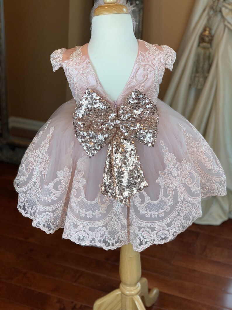 Pink and Blush Pageant Dress Etsy