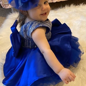 Royal blue dress for girls | party dress for girls | pageant dress | fancy dress