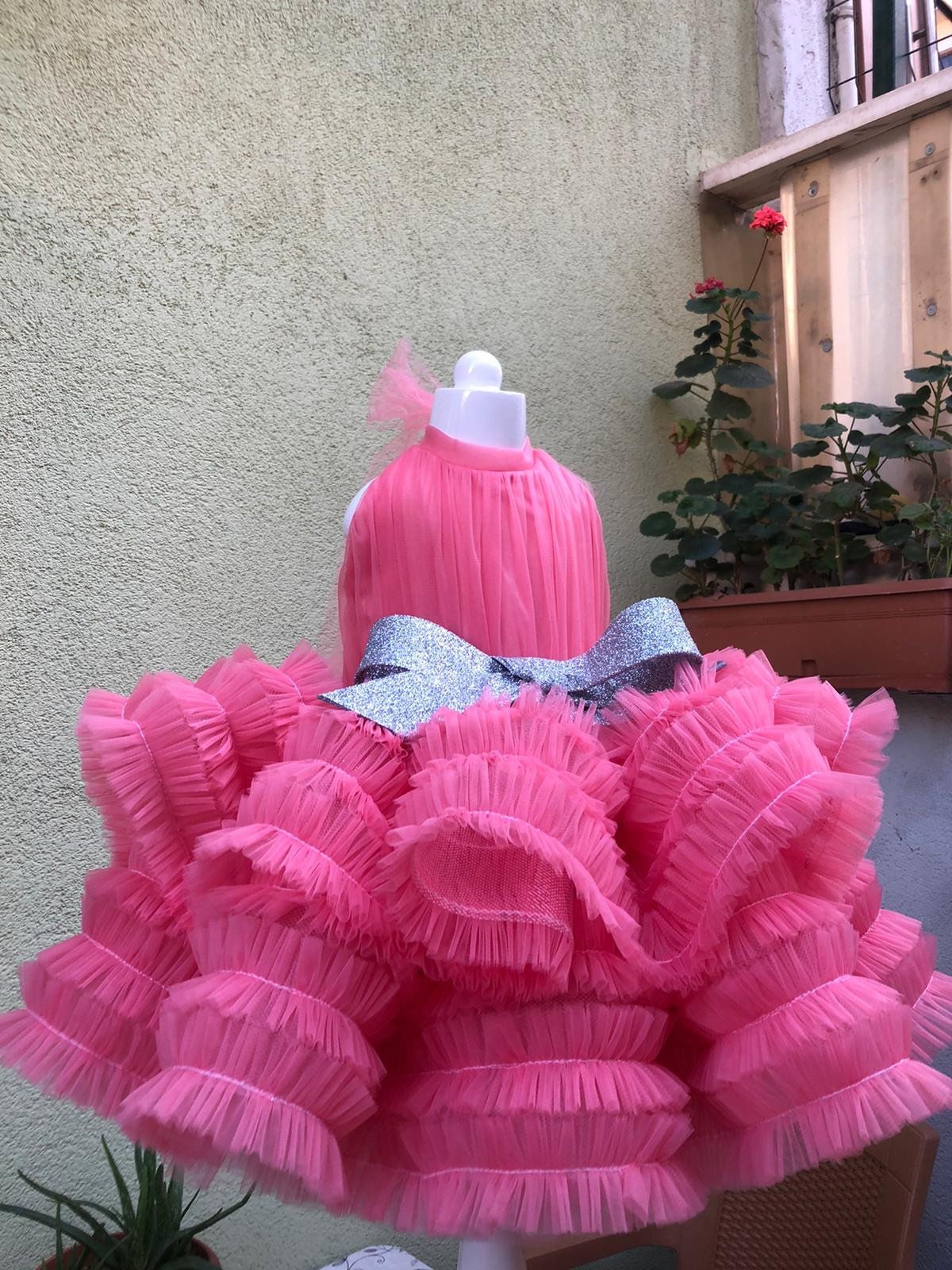 hot pink birthday dress