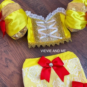 Bella Glöckchen Outfit | Disney | Prinzessin | Die Schöne und das Biest