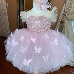 Butterfly dress for girls | birthday dress | girls pageant