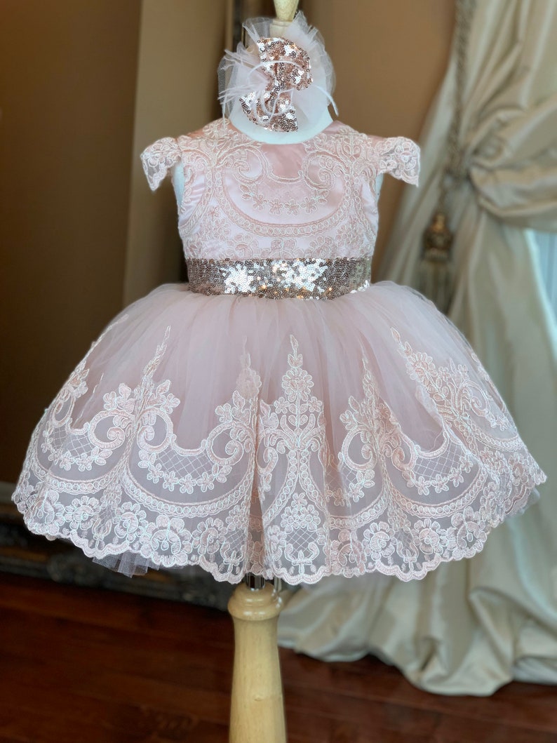 Pink and Blush Pageant Dress Etsy