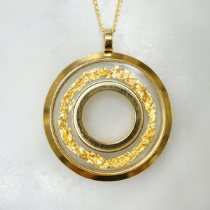 Australian 24 Carat Gold Leaf Pendant, Pendant, Gold Necklace, Australian Souvenir, Gold, Gift, Gold Jewellery, Fashion Jewellery