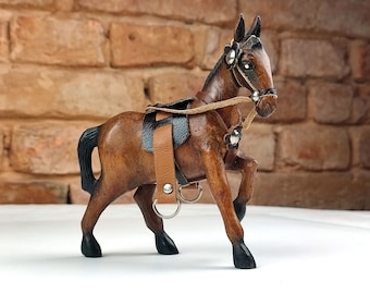 木製馬のモデル人形 木馬 - 馬のおもちゃ - 木馬 - 馬の置物 - 木馬の置物 - 木馬の