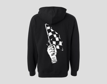 Fast Things - Black/White, Hand Logo Pullover Hoodie