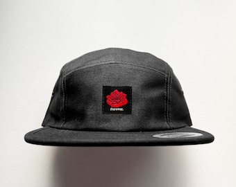 Strength & Heart - Black/Black, Forever 5 Panel Camp Hat