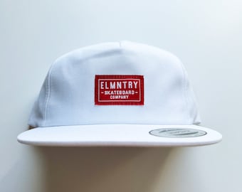 Elmntry - White/Red, Team Unstructured Classic Snapback