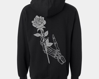 Strength & Heart - Black/Silver, Forever II Pullover Hoodie