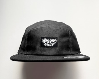 Strength & Heart - Black/Black, 'Til Death Butterfly 5 Panel Camp Hat