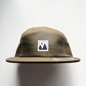 Elmntry - Olive/White, Icon 5 Panel Camp Hat