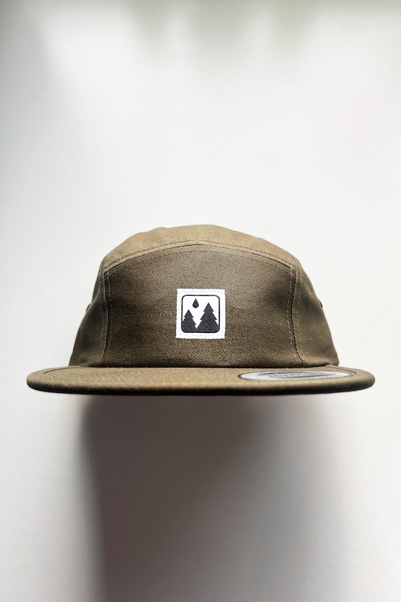 Elmntry Olive/white, Icon Panel Camp Hat