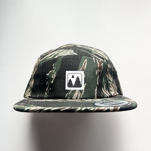 Elmntry - Tiger Camo, Icon 5 Panel Camp Hat