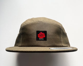 Strength & Heart - Olive, Forever 5 Panel Camp Hat