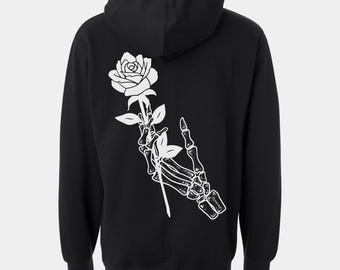 Strength & Heart - Black/White, Forever II Pullover Hoodie