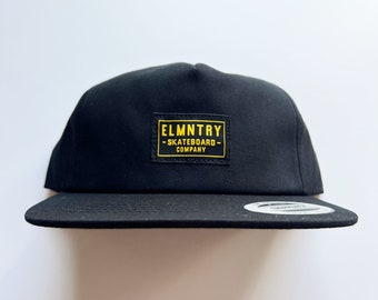 Elmntry - Black/Black, Team Unstructured Classic Snapback