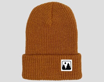 Elmntry - Burnt Orange/White, Icon Cuff Beanie