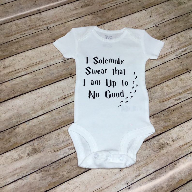 Harry Potter Onesie I Solemnly Swear Bodysuit Shirt