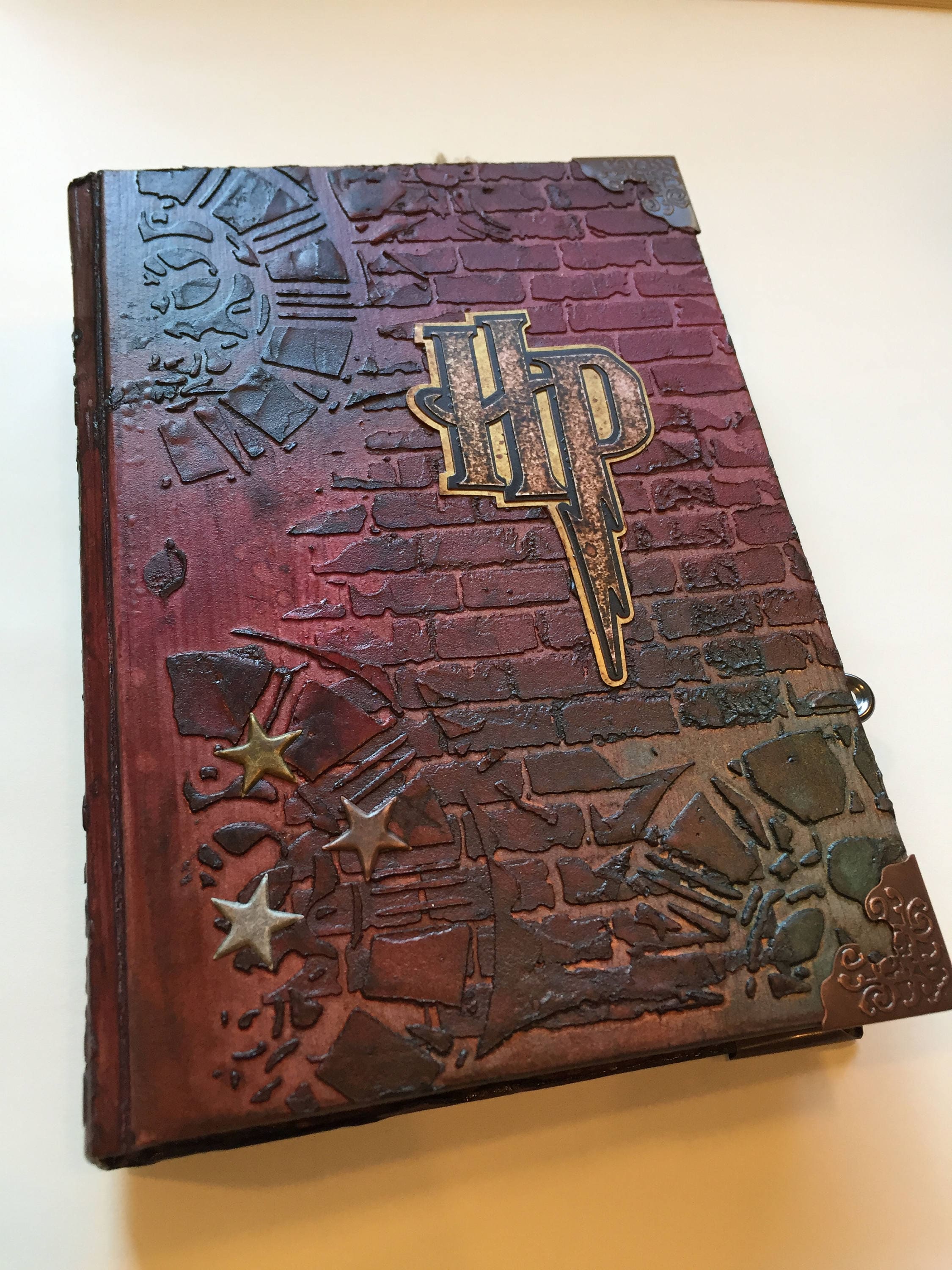 Harry Potter Inspired Scrapbook HARD cover Album/Junk Journal/Harry Potter  Inspired Altered Book