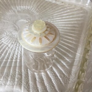 Vintage Style Handmade Repurposed Box Vintage Button Lid and Bottle Jewelry Trinket Box