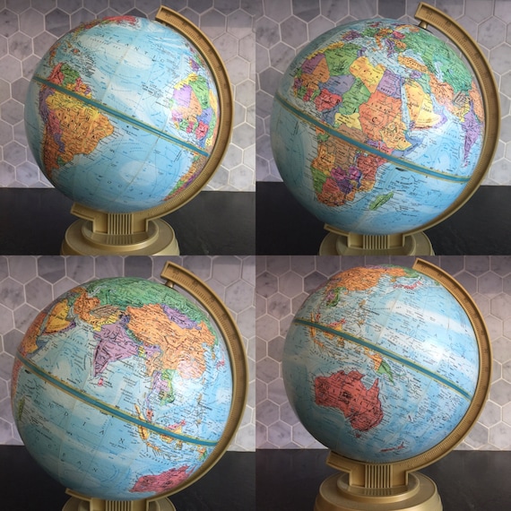 Vintage Globe Globes Replogle Globe World Scholar Series Globe - Etsy