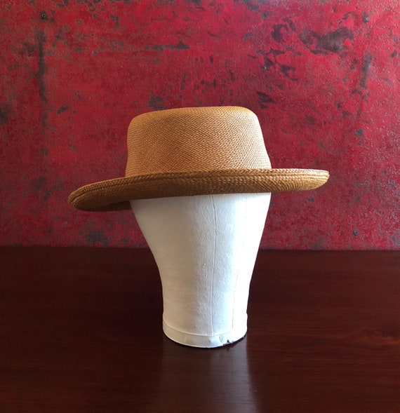 Vintage Straw Hat Woman’s Straw Hat Toquilla Straw