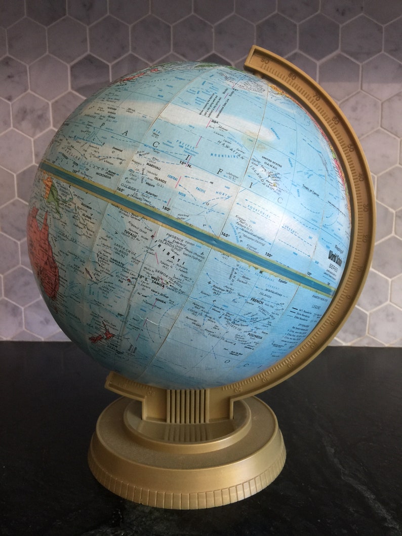 Vintage Replogle World Scholar Series Globe