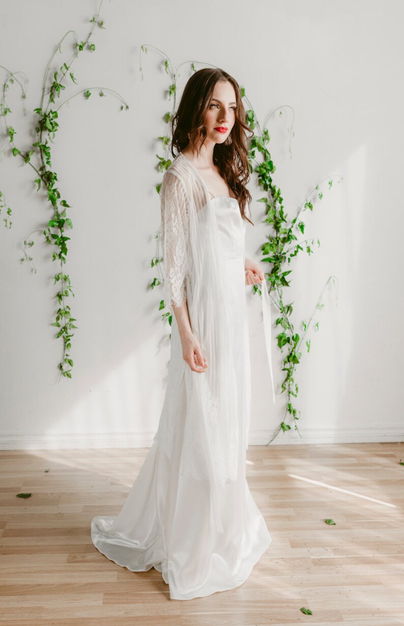 boho bridal robe