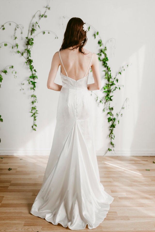 Satin Slip Gown / Satin Slip Dress Wedding Dress Wedding Etsy — free download