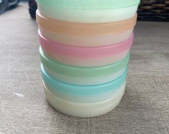 Vintage Tupperware Wagon Wheel Coasters