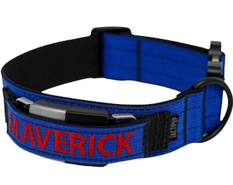 1.5" Custom Dog Collar with Metal Buckle and Compatible with Fi Series 1&2