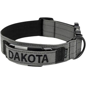 Gepersonaliseerde hondenhalsband van 1,5 inch met cobragesp en compatibiliteit met Fi Series 1&2