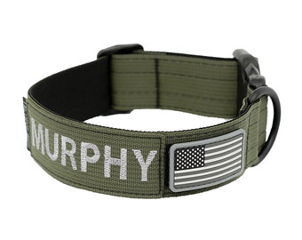 1.5" Basic Personalized Tactical Dog Collar
