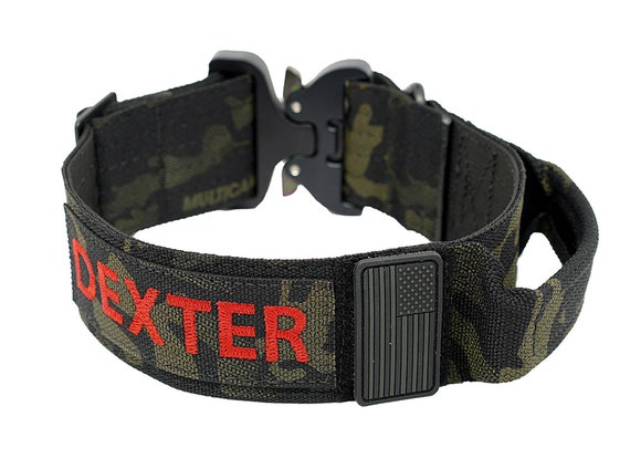 Collier pour chien K9 tactique personnalisé avec poignées Fabricants et  fournisseurs - Échantillon gratuit en stock - Dyneema