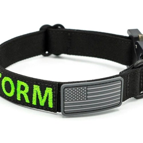 1 Basic Personalized Tactical Dog Collar Etsy