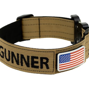 Personalized 1.5&quot; Extreme Tactical Dog Collar with Durable Metal Buckle