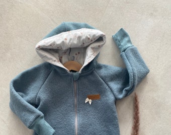 Children's baby walk jacket, wool 100% size. 98/104