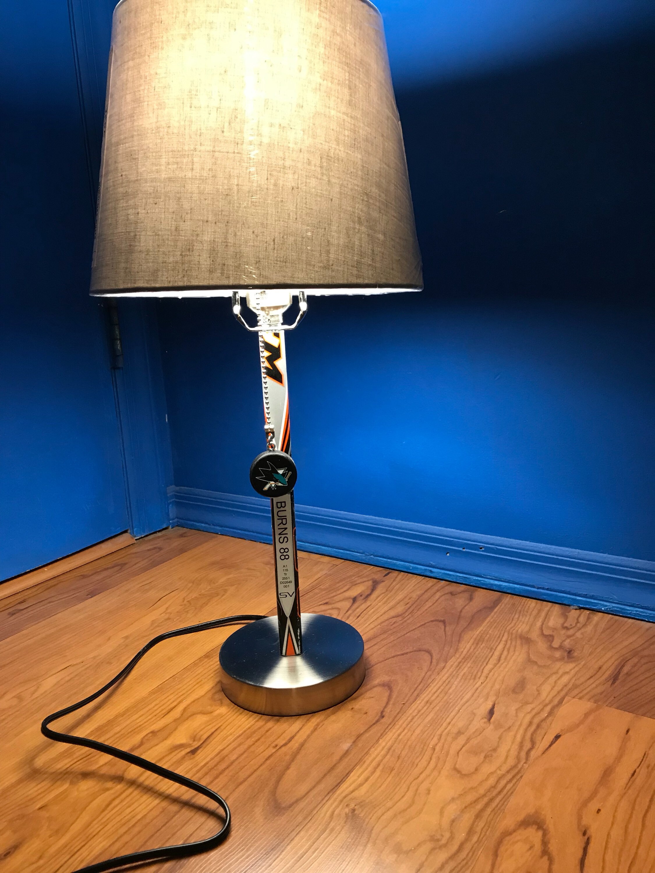 Hockey Stick Lamp Etsy