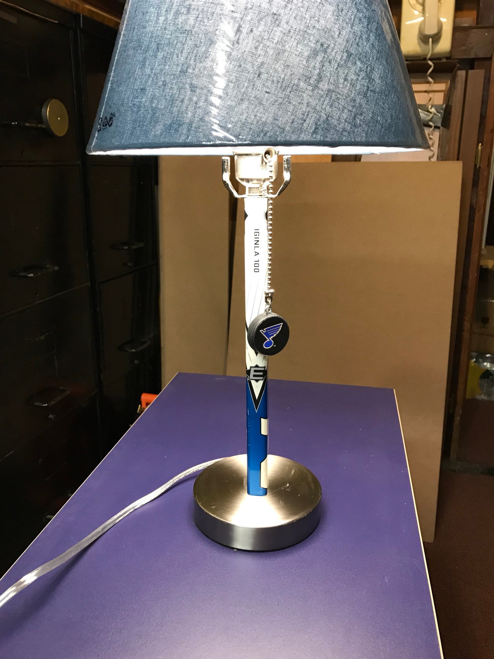 Hockey Stick Lamp Etsy