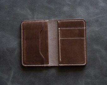 Horween Leather Men's Compact Wallet | Chromexcel Leather Card