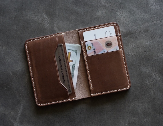 Horween Leather Men's Compact Wallet | Chromexcel Leather Card