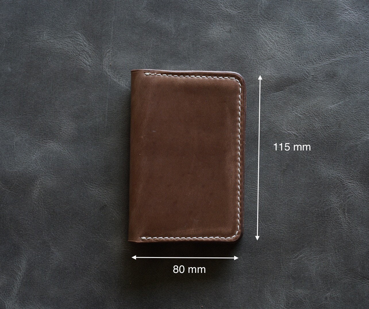 Horween Leather Men's Compact Wallet | Chromexcel Leather Card