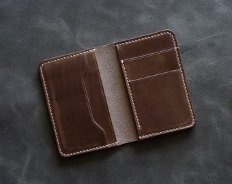 小物 HORWEEN CHROMEXCEL LEATHER / MINI WALLET Horween Leather Men's Compact Wallet | Chromexcel Leather Card